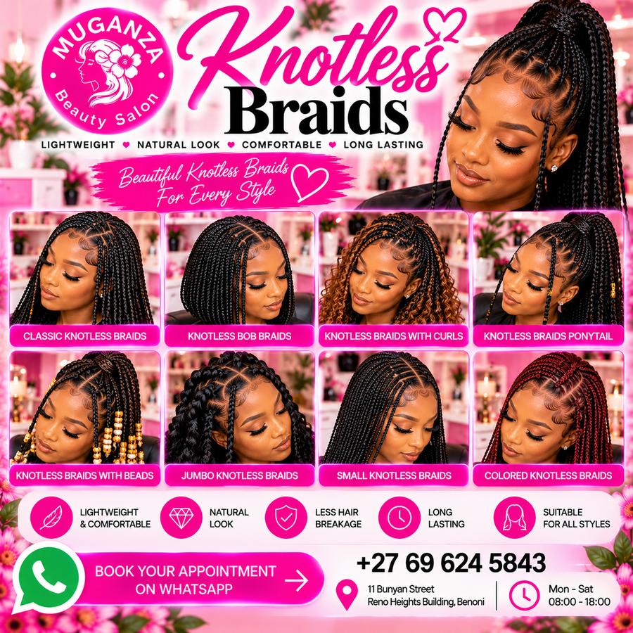 Knotless braid